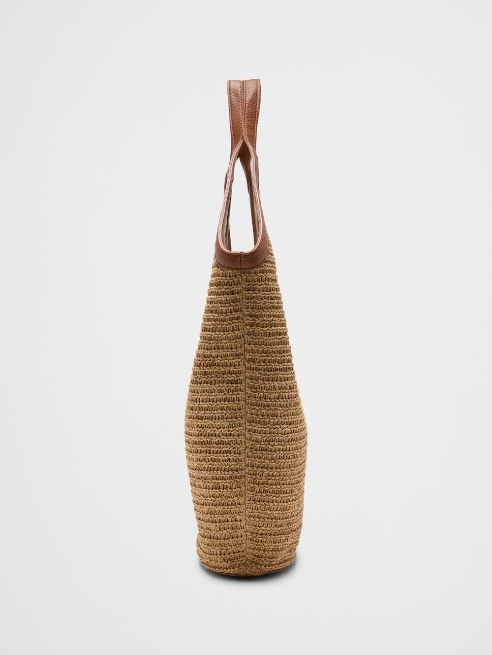 banana replublic paper straw shopper bag